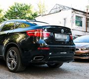 Спойлер лип с вырезом для BMW X6 E71 2008-2014