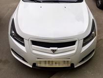 Реснички на фары для Chevrolet Cruze 2009-2015 var №1 фигурные