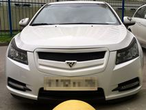 Реснички на фары для Chevrolet Cruze 2009-2015 var №1 фигурные