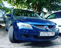 Накладки на фары широкие (реснички) для Mitsubishi Lancer 9 (2003-2010)