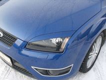 Накладки на фары (реснички) Ford Focus 2 2005-2008 дорестайлинг (ABS)