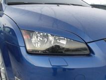 Накладки на фары (реснички) Ford Focus 2 2005-2008 дорестайлинг (ABS)