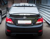 Аэродинамический рассекатель на крышу 6 плавников для Hyundai Solaris