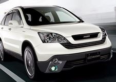Решетка радиатора Sport для Honda CR-V 2007-2009 "MUGEN Style" (сетка в комплекте)