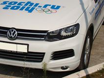 Реснички на фары для VW Touareg NF (2nd generation) 2010-