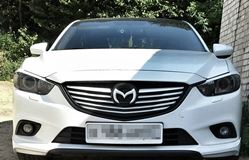 Реснички на фары для Mazda 6 2012-2018 var№2 фигурные