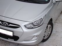 Реснички на фары для Hyundai Solaris (2010-2014)