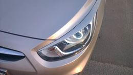 Реснички на фары для Hyundai Solaris (2010-2014)