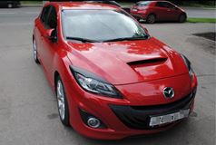 Накладки на фары (реснички) для Mazda 3 HB
