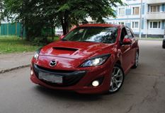 Накладки на фары (реснички) для Mazda 3 HB