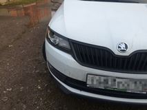 Реснички на фары для Skoda Rapid var №1 2012+ (NH3)