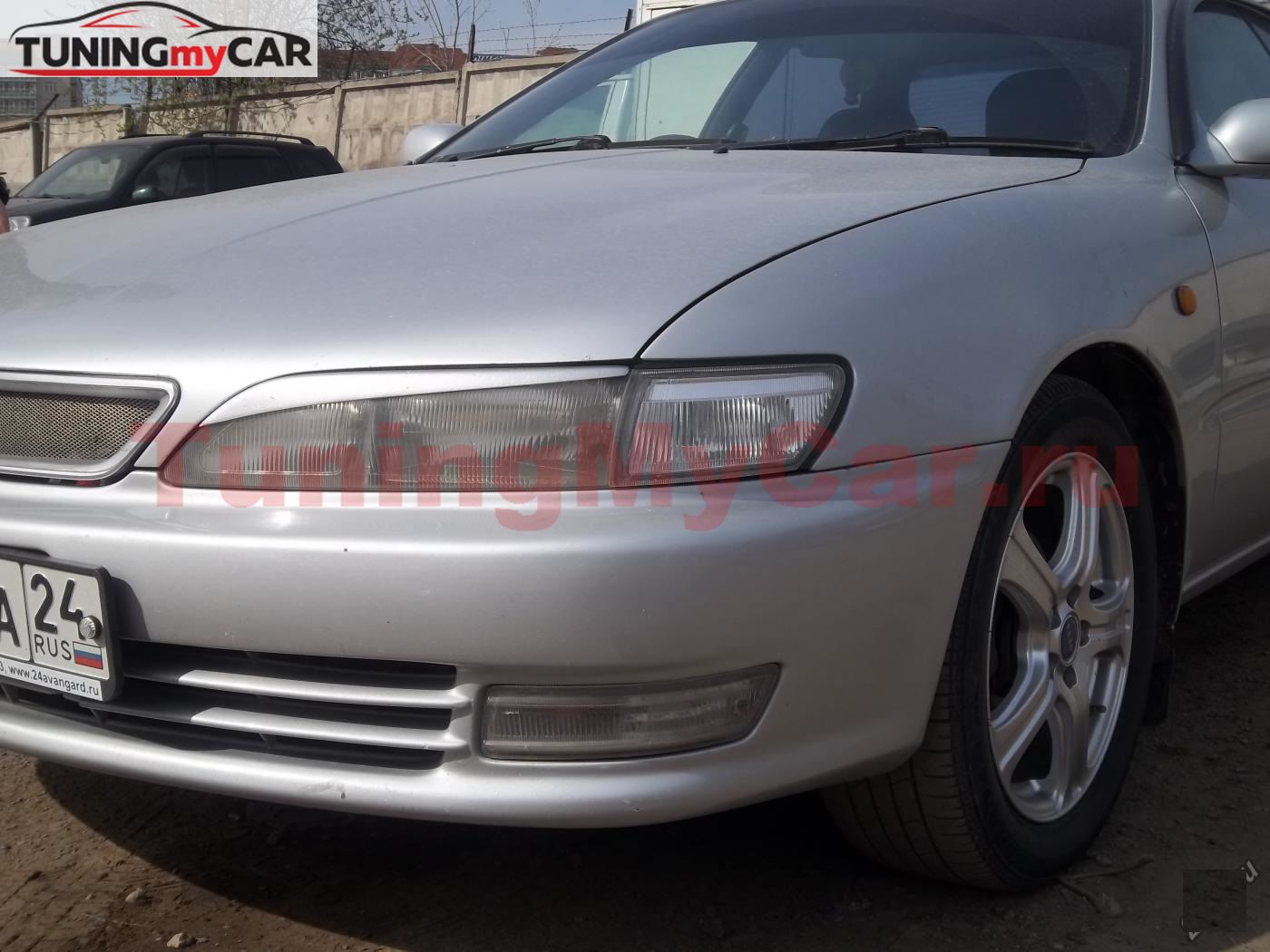 Реснички на фары для Toyota Carina ED 1993-1998 короткие