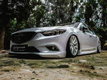 КЛЫКИ ПЕРЕДНЕГО БАМПЕРА VAR №2 LITE STYLE MAZDA 6 / ATENZA GJ (2012-2018)