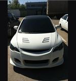 Реснички на фары для Honda Civic 4d 2006-2012 фигурные 