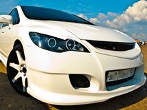 Реснички на фары для Honda Civic 4d 2006-2012 фигурные 