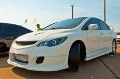 Реснички на фары для Honda Civic 4d 2006-2012 фигурные 