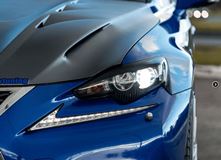 Реснички на фары Lexus IS (lll) 2013-2016 (АБС)