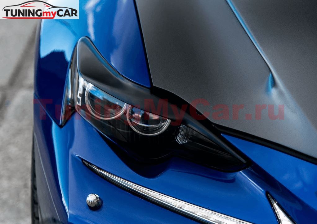 Реснички на фары Lexus IS (lll) 2013-2016 (АБС)