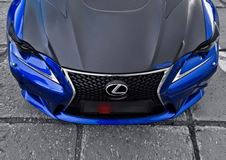 Реснички на фары Lexus IS (lll) 2013-2016 (АБС)