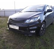 Накладка на решетку радиатора для KIA RIO III 2015-2017