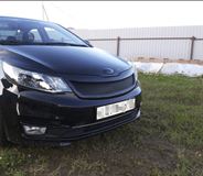 Накладка на решетку радиатора для KIA RIO III 2015-2017