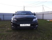 Накладка на решетку радиатора для KIA RIO III 2015-2017