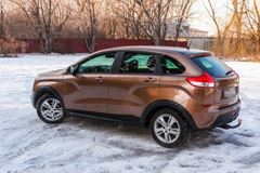 Cross-комплект. Накладки на арки, пороги и передний бампер (АБС) Lada Xray с 2016 г.в.