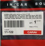 Переходная рамка для установки автомагнитолы CARAV 11-122: 2 DIN / 173 x 98 mm / MAZDA (323), Capella; Demio; Familia ; Millenia; MPV; MX-5, Miata; Protég ; Tribute; Xedos