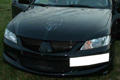 Накладки на фары широкие (реснички) для Mitsubishi Lancer 9 (2003-2010)