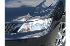 Накладки на фары широкие (реснички) для Mitsubishi Lancer 9 (2003-2010)