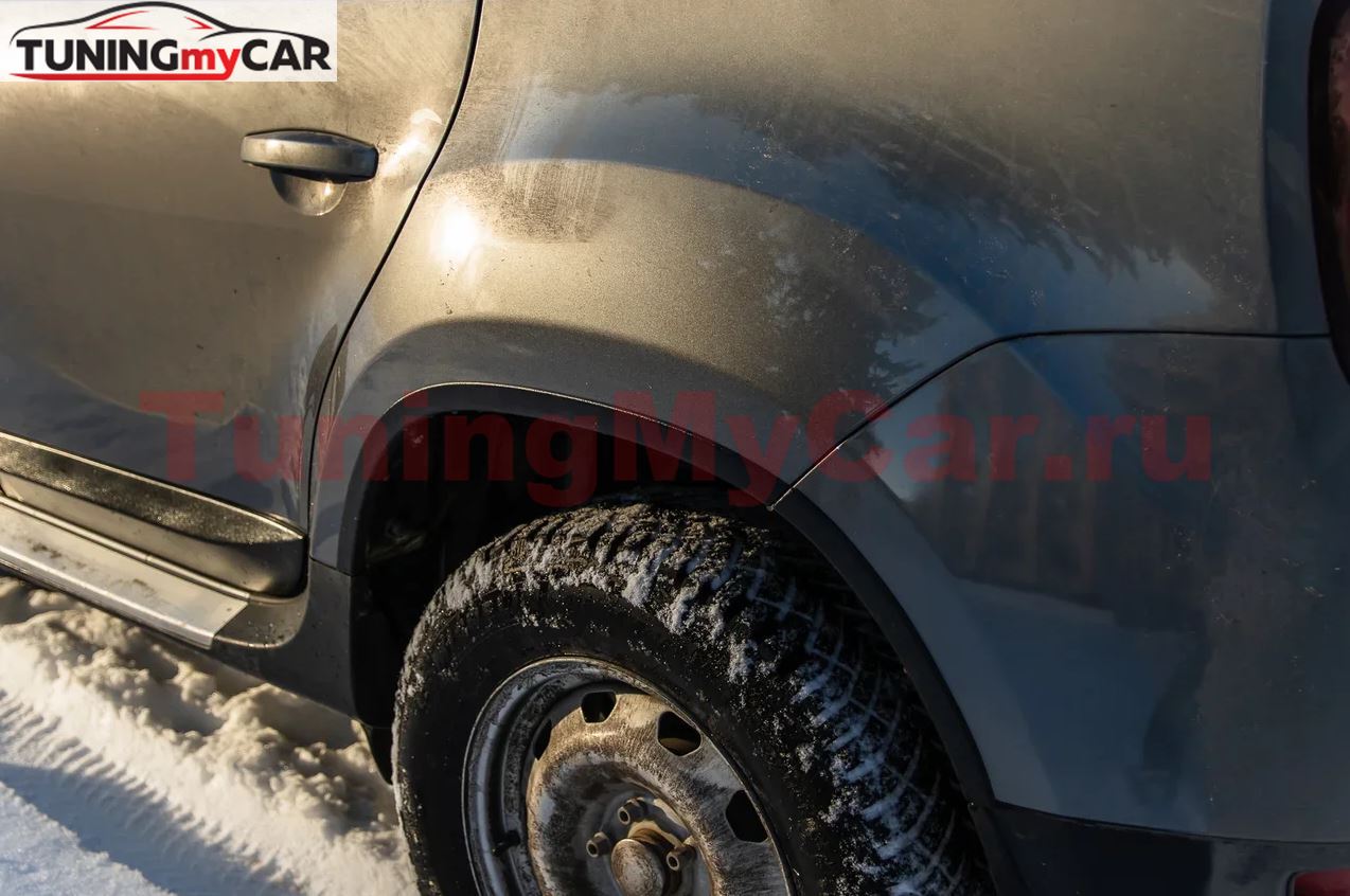 Защитные накладки на арки Renault Duster 2011-2015 г.в.