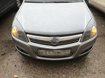 Реснички на фары узкие для Opel Astra H