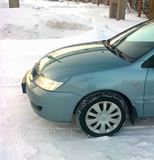 Накладки на фары широкие (реснички) для Mitsubishi Lancer 9 (2003-2010)