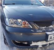 Накладки на фары широкие (реснички) для Mitsubishi Lancer 9 (2003-2010)