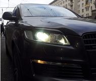 Реснички на фары для Audi Q7 2005-2015