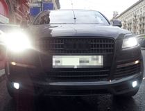 Реснички на фары для Audi Q7 2005-2015