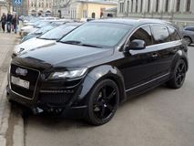 Реснички на фары для Audi Q7 2005-2015