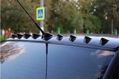 Козырек на крышу в стиле EVO 9 плавников Mitsubishi Lancer 9