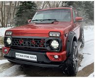 Решётка радиатора Лада 4х4 Нива "TITAN" защитное покрытие "Raptor"