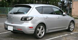Накладки на внешние пороги Mazda 3 BK 2003-2009 (sedan/hb)