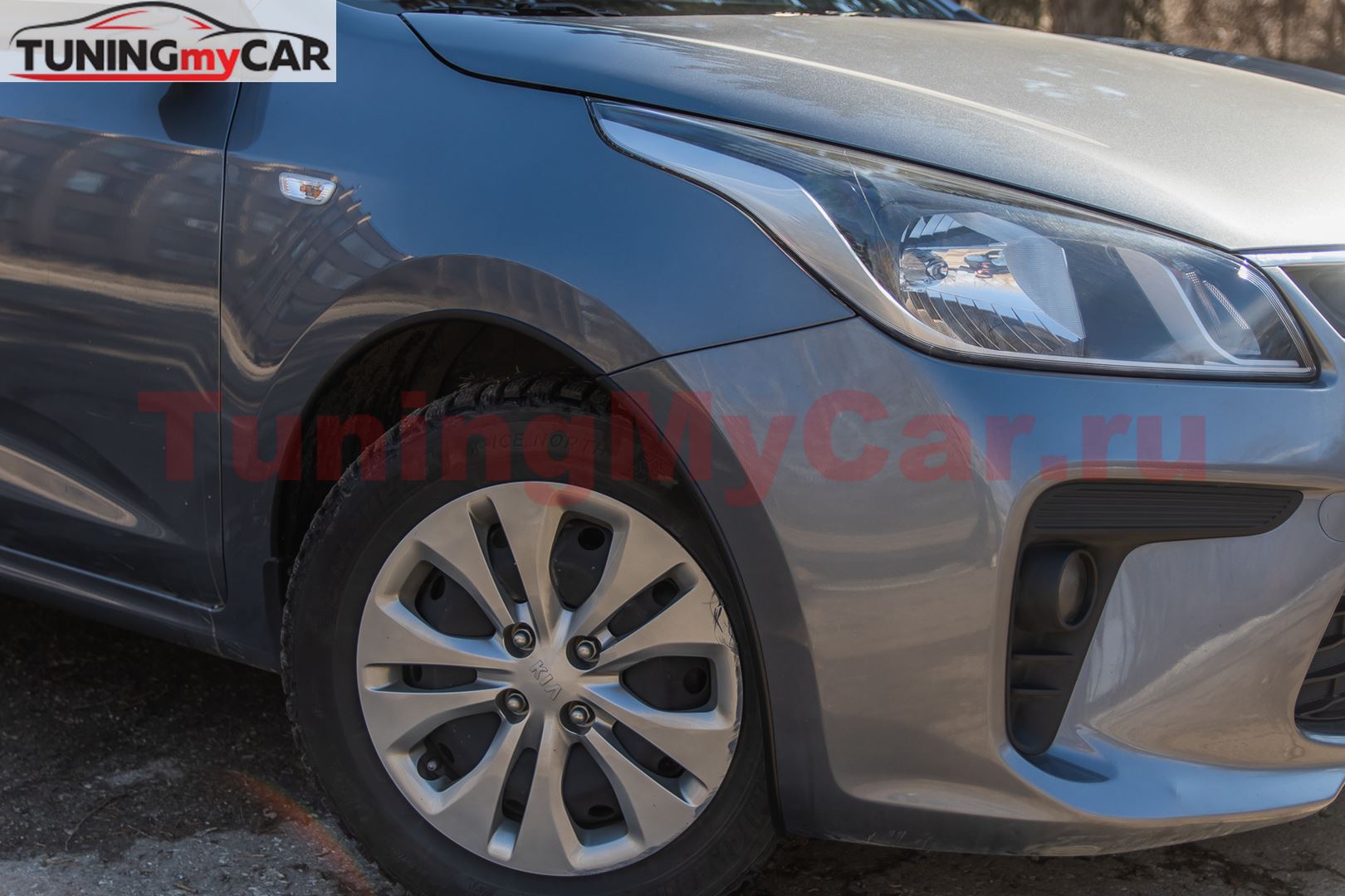 Защитные накладки на арки KIA Rio IV седан с 2017 по н.в.