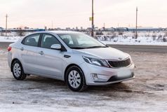 Защитные накладки на арки KIA Rio III седан с 2011 по 2015 г.в.