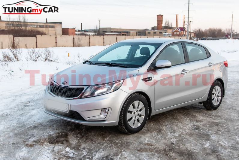 Защитные накладки на арки KIA Rio III седан с 2011 по 2015 г.в.