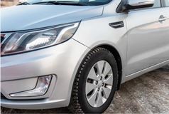 Защитные накладки на арки KIA Rio III седан с 2011 по 2015 г.в.