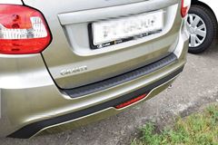 Накладка на задний бампер (ABS) LADA Granta FL Лифтбэк с 2018