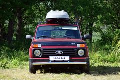 Защита переднего бампера одинарная 63мм (НПС) LADA 4х4 2121 1995-