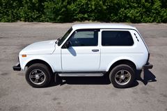 Защита порогов с алюм. площадкой 51мм (НПС) LADA 4х4 2121 1995-/ 4x4 URBAN 2015-