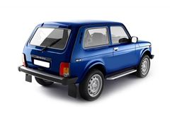 Защита порогов с алюм. площадкой 51мм (НПС) LADA 4х4 2121 1995-/ 4x4 URBAN 2015-