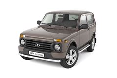 Защита порогов с алюм. площадкой 51мм (НПС) LADA 4х4 2121 1995-/ 4x4 URBAN 2015-