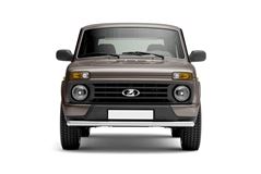 Защита переднего бампера одинарная 63 мм (НПС) LADA 4х4 URBAN 2015-
